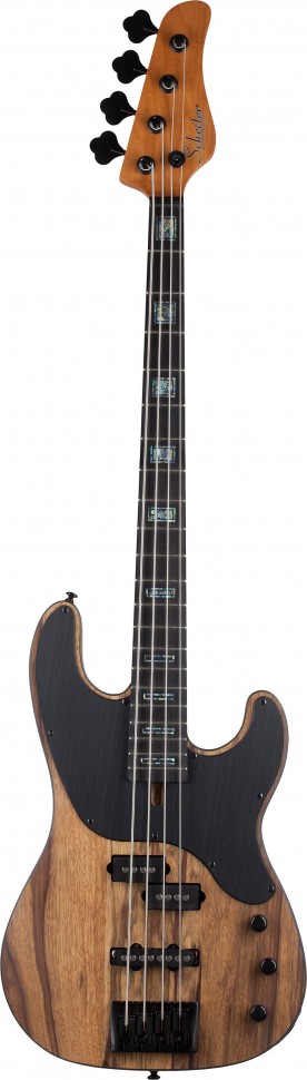 SCHECTER MODEL-T 4 EXOTIC BLACK LIMBA